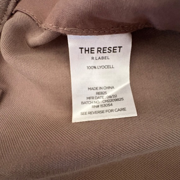 NWT The Reset R‎ Label Slouchy Trouser in Driftwood Women's Size XL RE 825 - Picture 13 of 16
